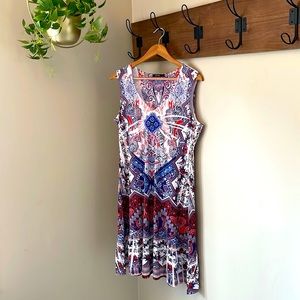 MIDI Sleeveless Summer Dress Large